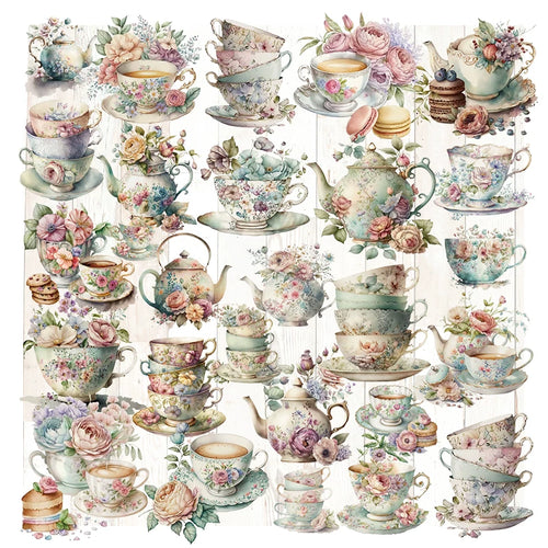 Afternoon Tea Vellum Stickers