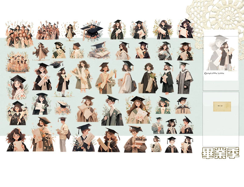 Graduation Season Vellum Stickers