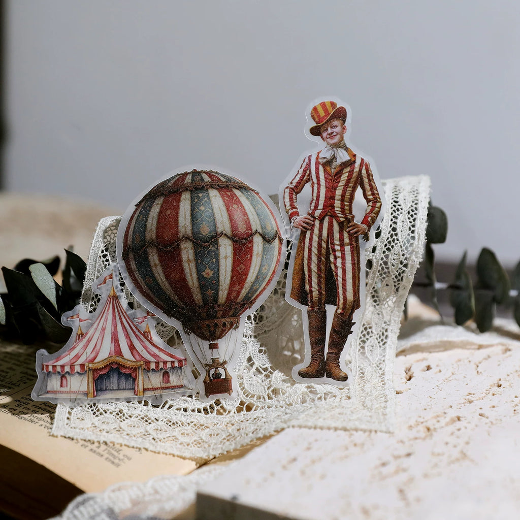 Circus Vellum Stickers