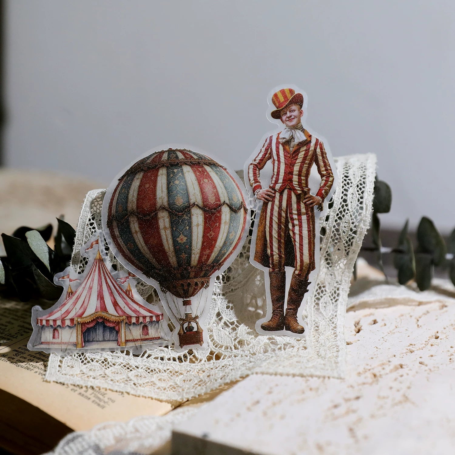 Circus Vellum Stickers