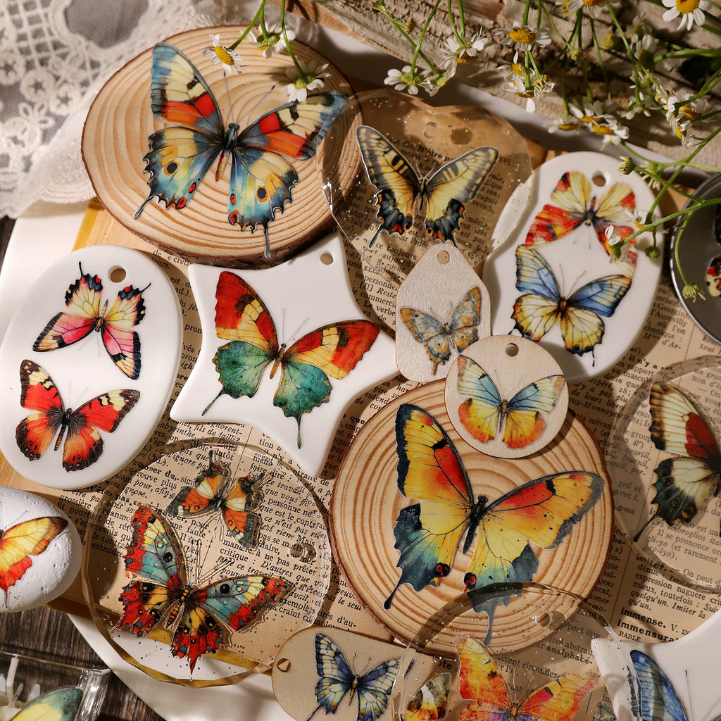 Butterflies UV-DTF Rub-on Stickers