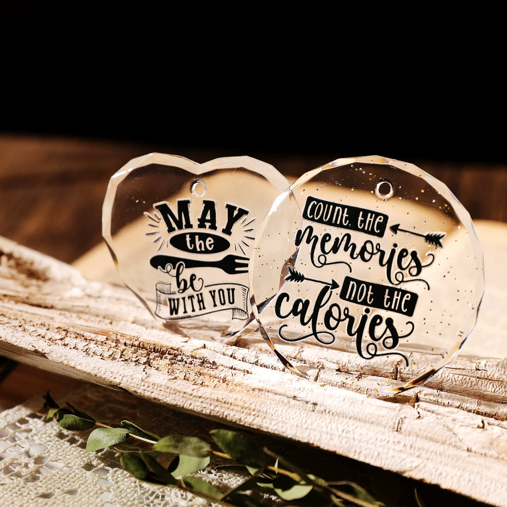 Kitchen Phrases UV-DTF Rub-on Stickers