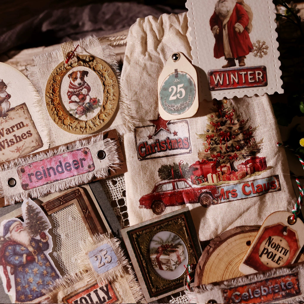 Christmas Signs Matte Rub-on Transfers