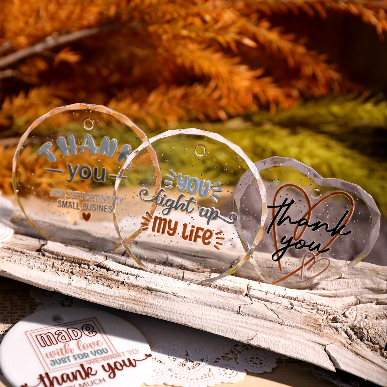 Thankful Quotes UV-DTF Rub-on Stickers