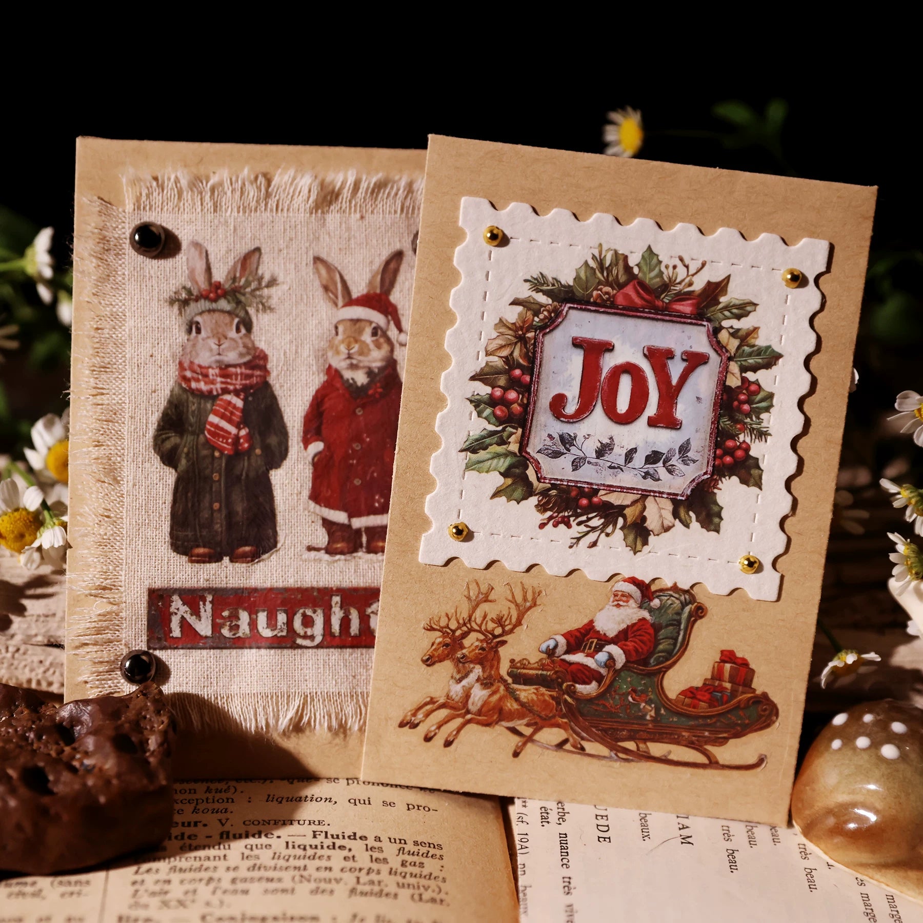 Christmas Signs Matte Rub-on Transfers