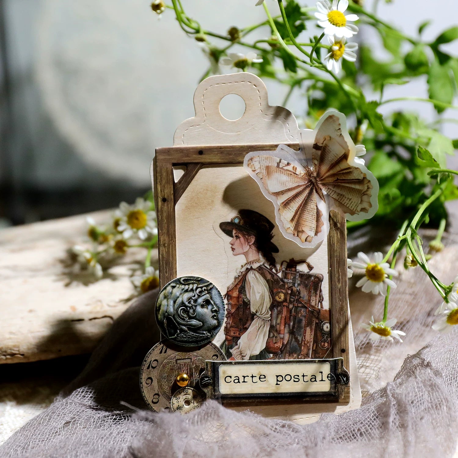 Steam Travel Vellum Stickers