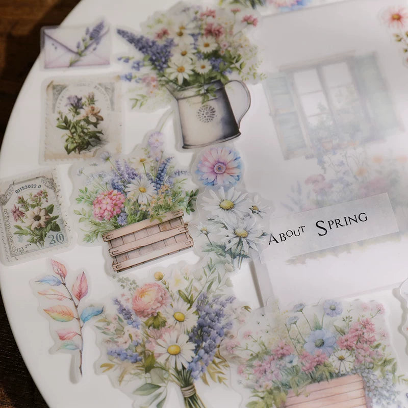 Spring Bouquet Vellum Stickers