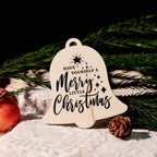 Christmas Black and Red Quotes UV-DTF Rub-on Stickers
