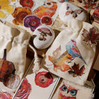 Owl Matte Rub-on Transfers