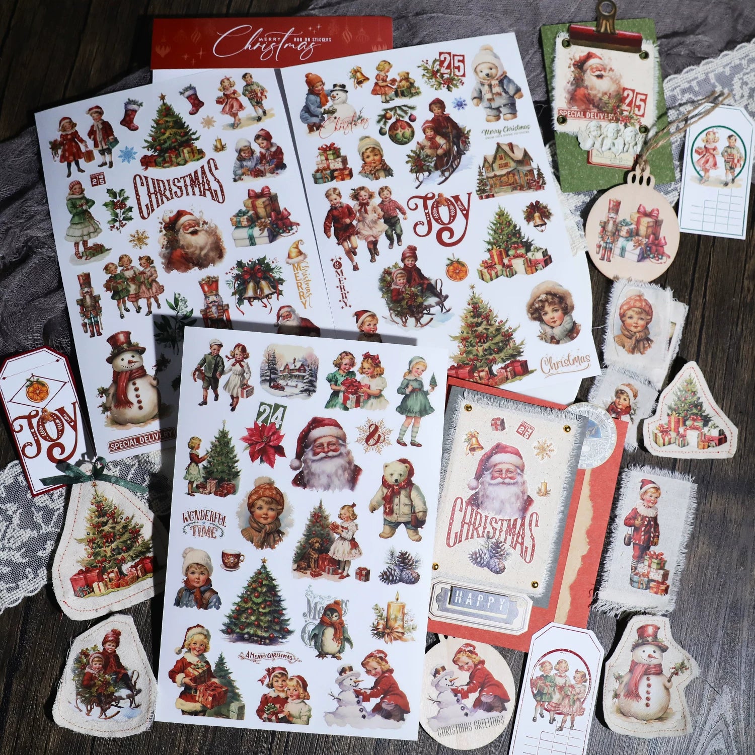Christmas Classics Matte Rub-on Transfers