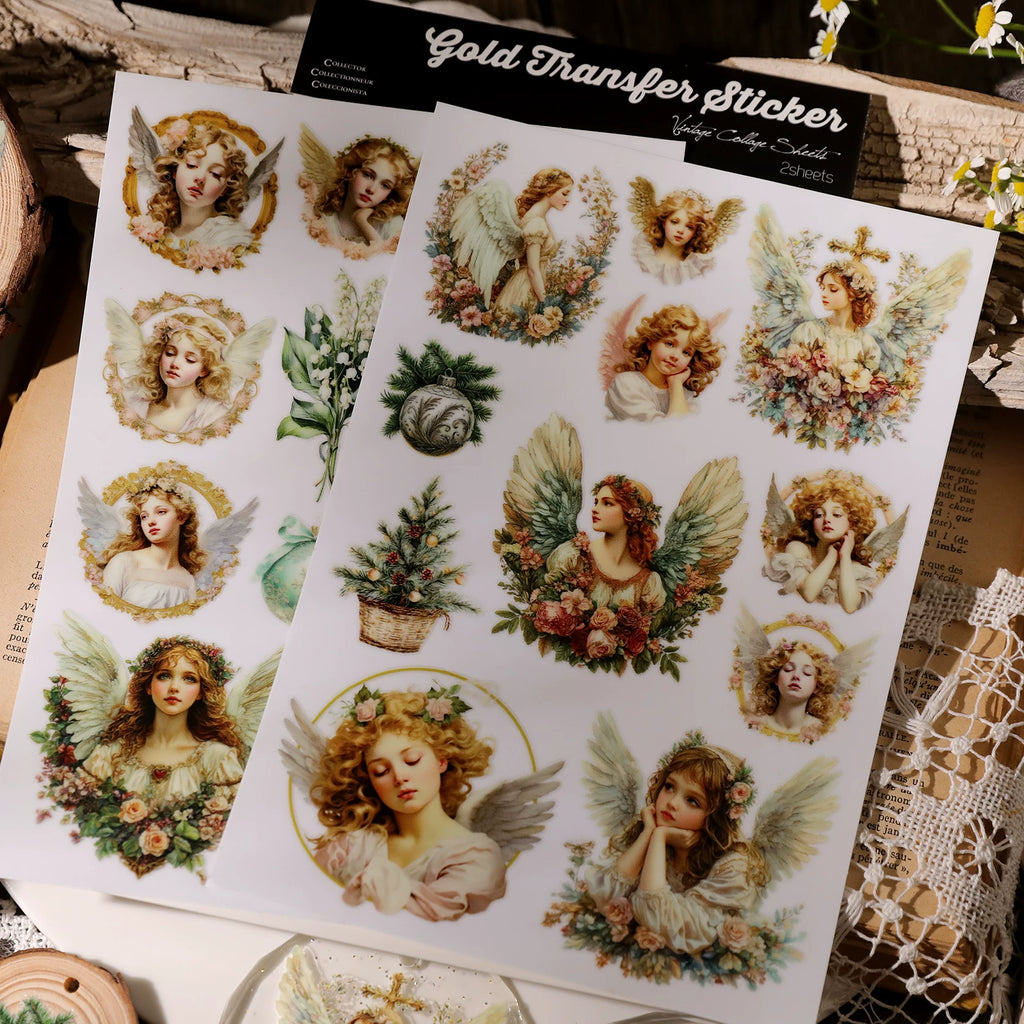 Angels UV-DTF Rub-on Stickers - Fresh