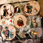 Christmas Magical Creatures UV-DTF Rub-on Stickers