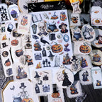 Halloween Dark Matte Rub-on Transfers