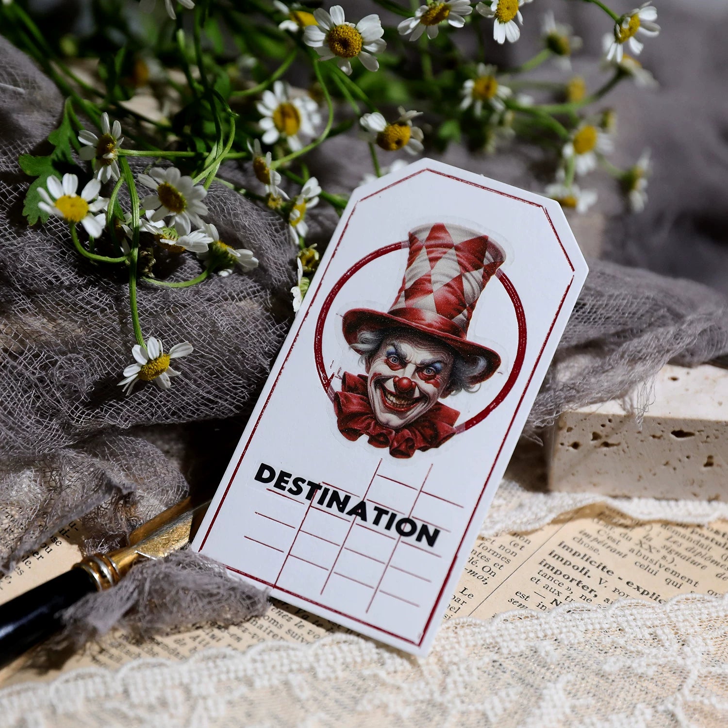 Circus Vellum Stickers