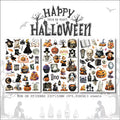 Halloween Dark Matte Rub-on Transfers