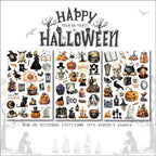 Halloween Dark Matte Rub-on Transfers