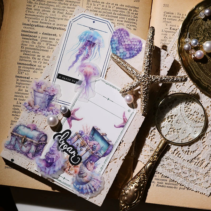 Mermaid Vellum Stickers