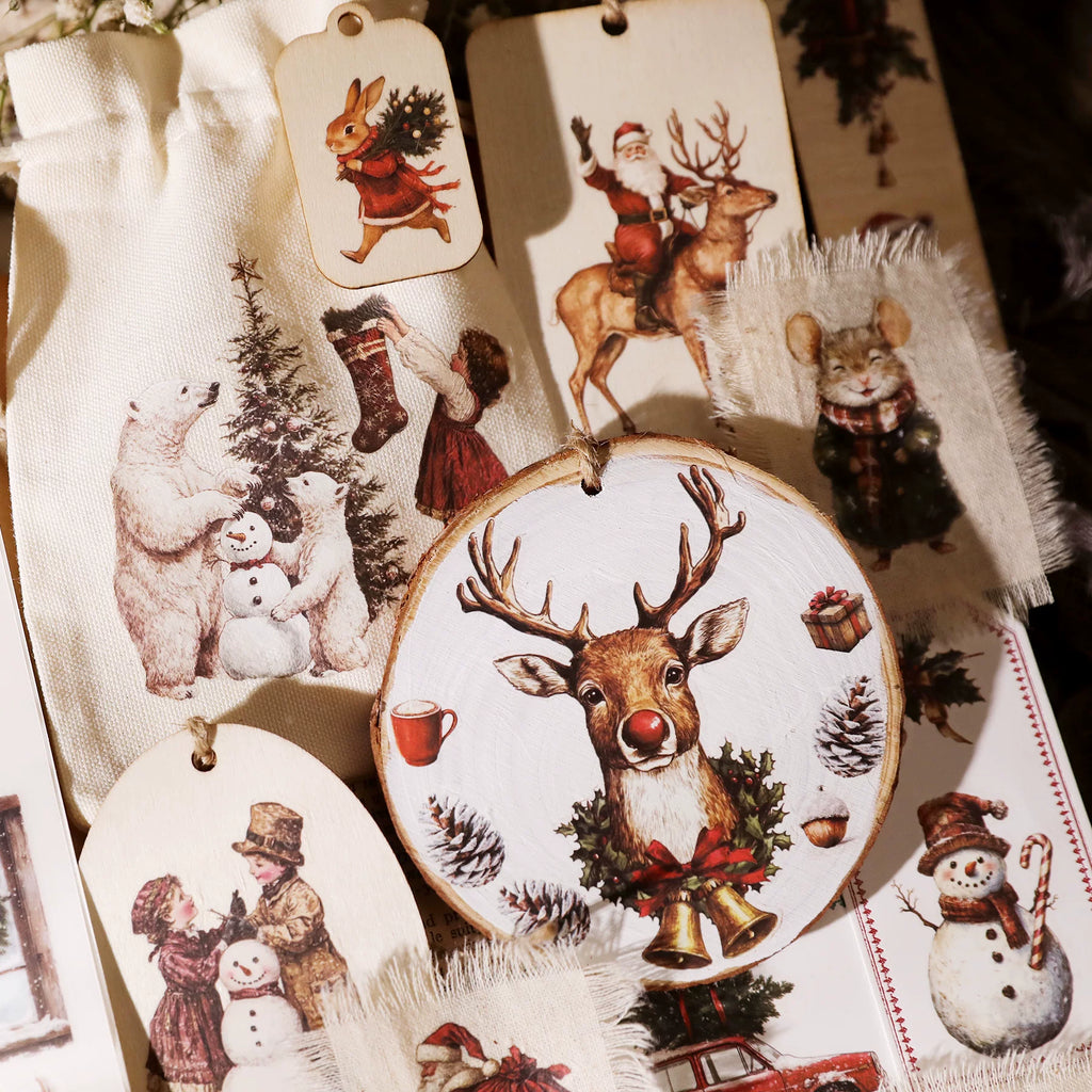 Christmas Matte Rub-on Transfers