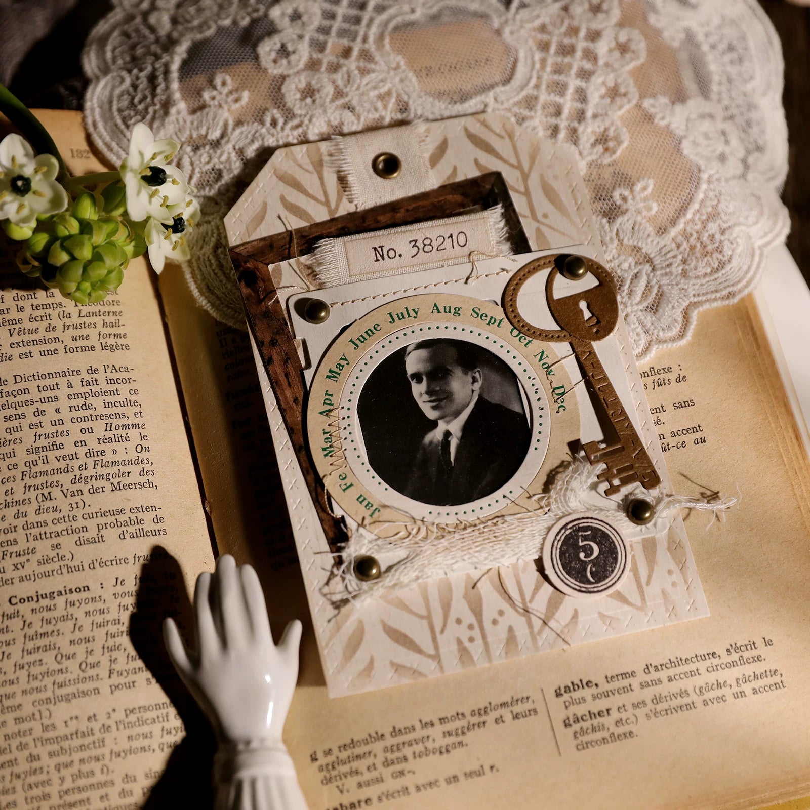 Retro Old Photos Vellum Stickers