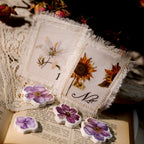 Autumn Dried Flowers Matte Rub-on Transfers