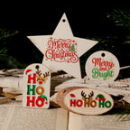 Christmas Embroidery  Quotes UV-DTF Rub-on Stickers