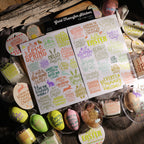 Easter Phrases UV-DTF Rub-on Stickers
