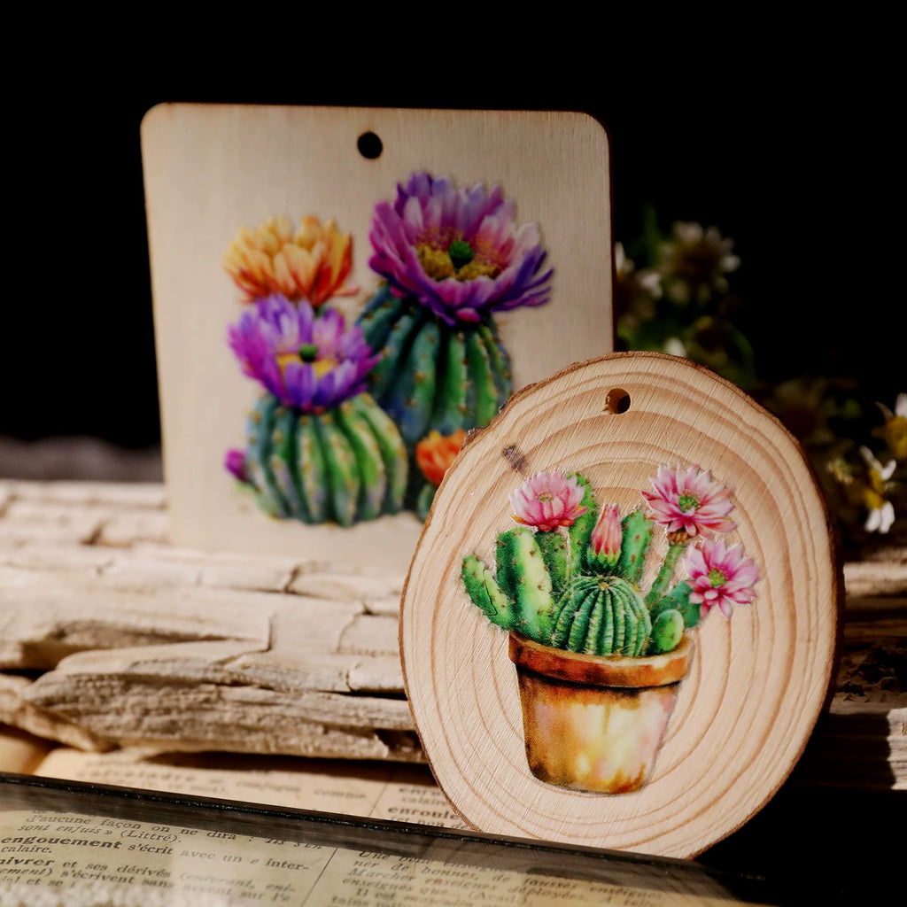 Cactus UV-DTF Rub-on Stickers