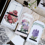 Blooming Flowers Vellum Stickers