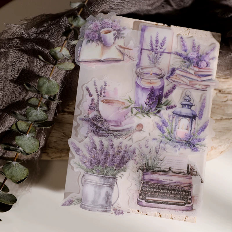 Lavender Vellum Stickers
