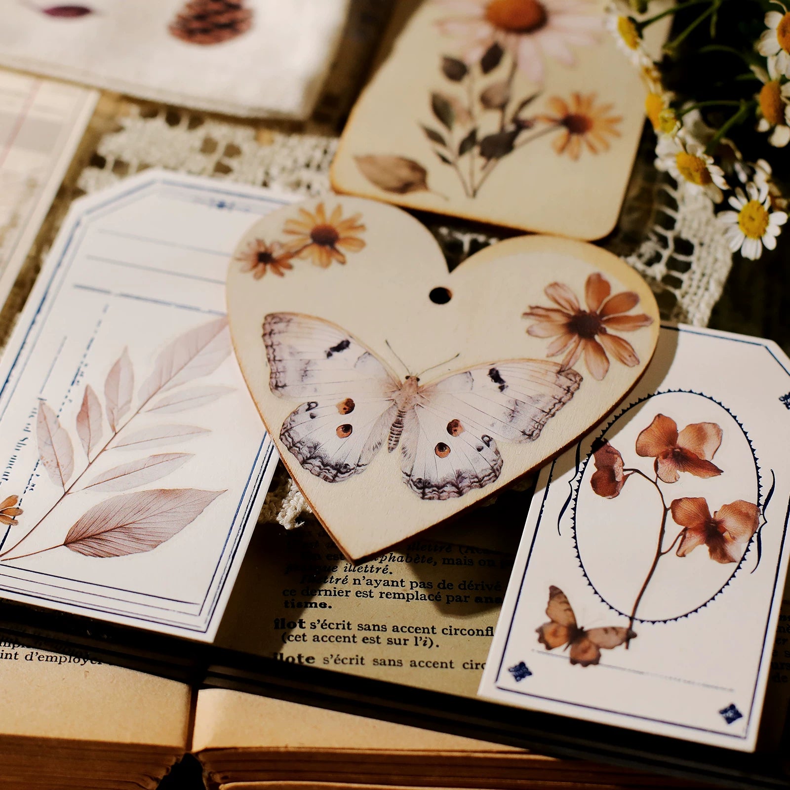 Butterfly Matte Rub-on Transfers