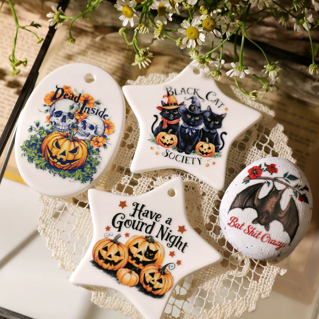 Halloween Colorful UV-DTF Rub-on Stickers