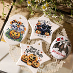 Halloween Colorful UV-DTF Rub-on Stickers