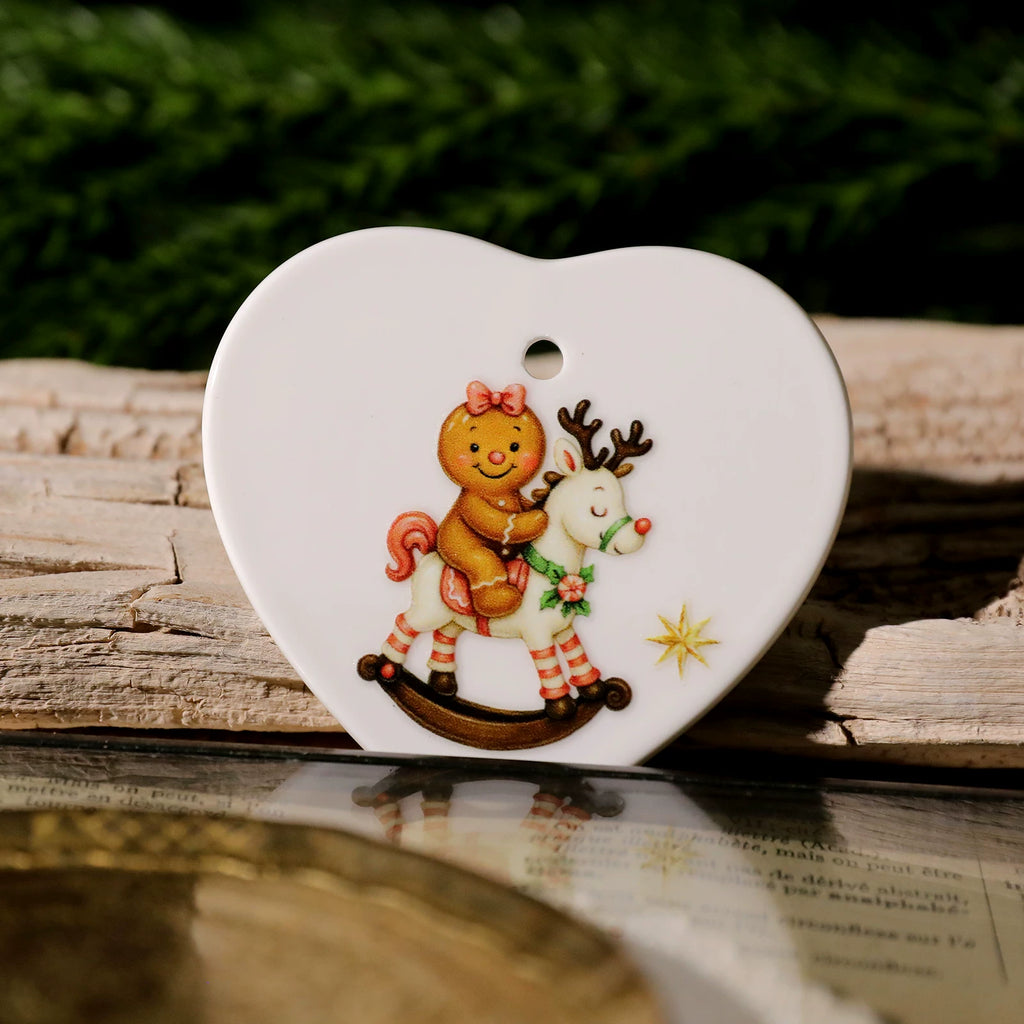 Christmas Gingerbread Man UV-DTF Rub-on Stickers