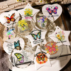 Butterflies Phrases UV-DTF Rub-on Stickers