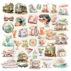 Summer Travel Vellum Stickers
