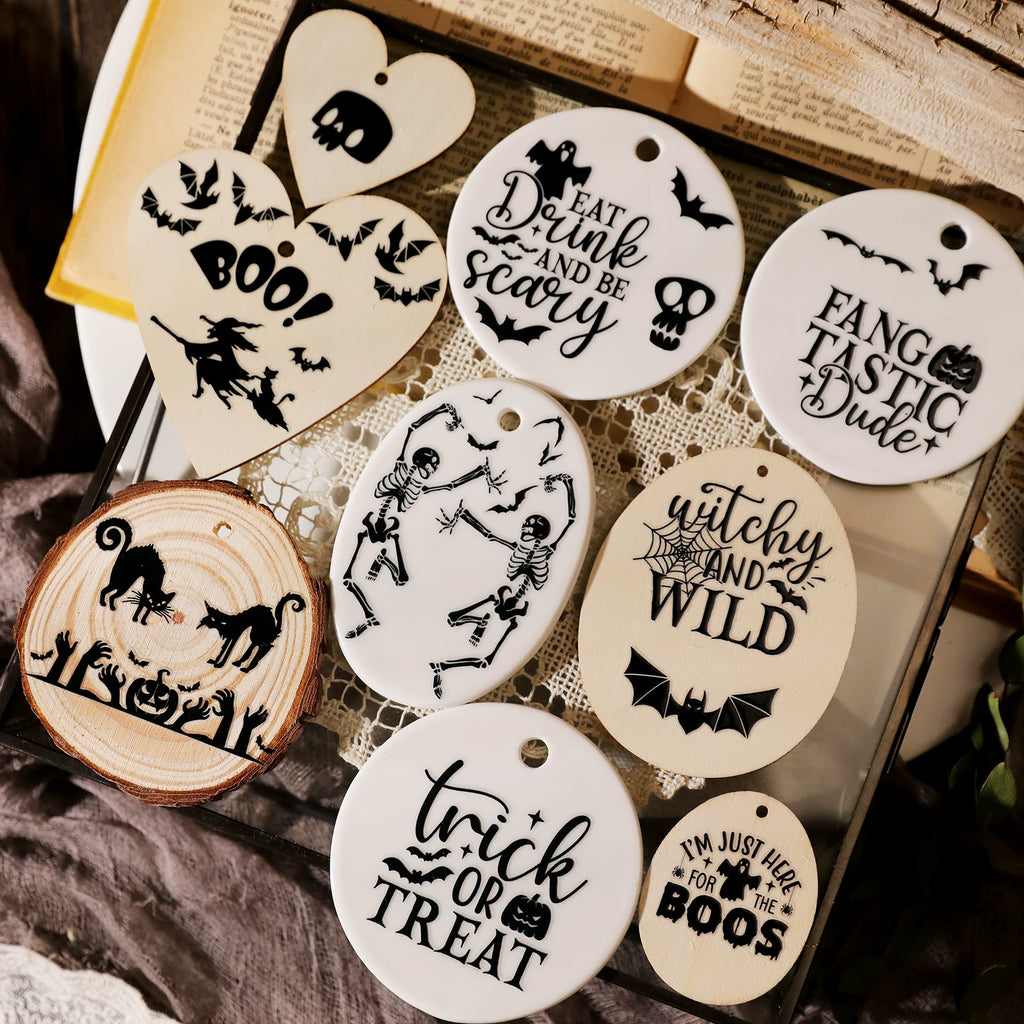 Halloween Halloween UV-DTF Rub-on Stickers