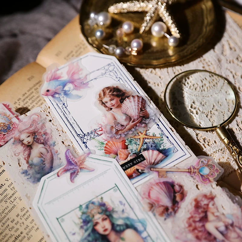 Mermaid Vellum Stickers