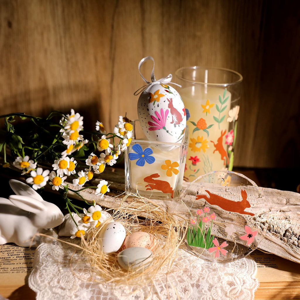 Easter Bunny UV-DTF Rub-on Stickers
