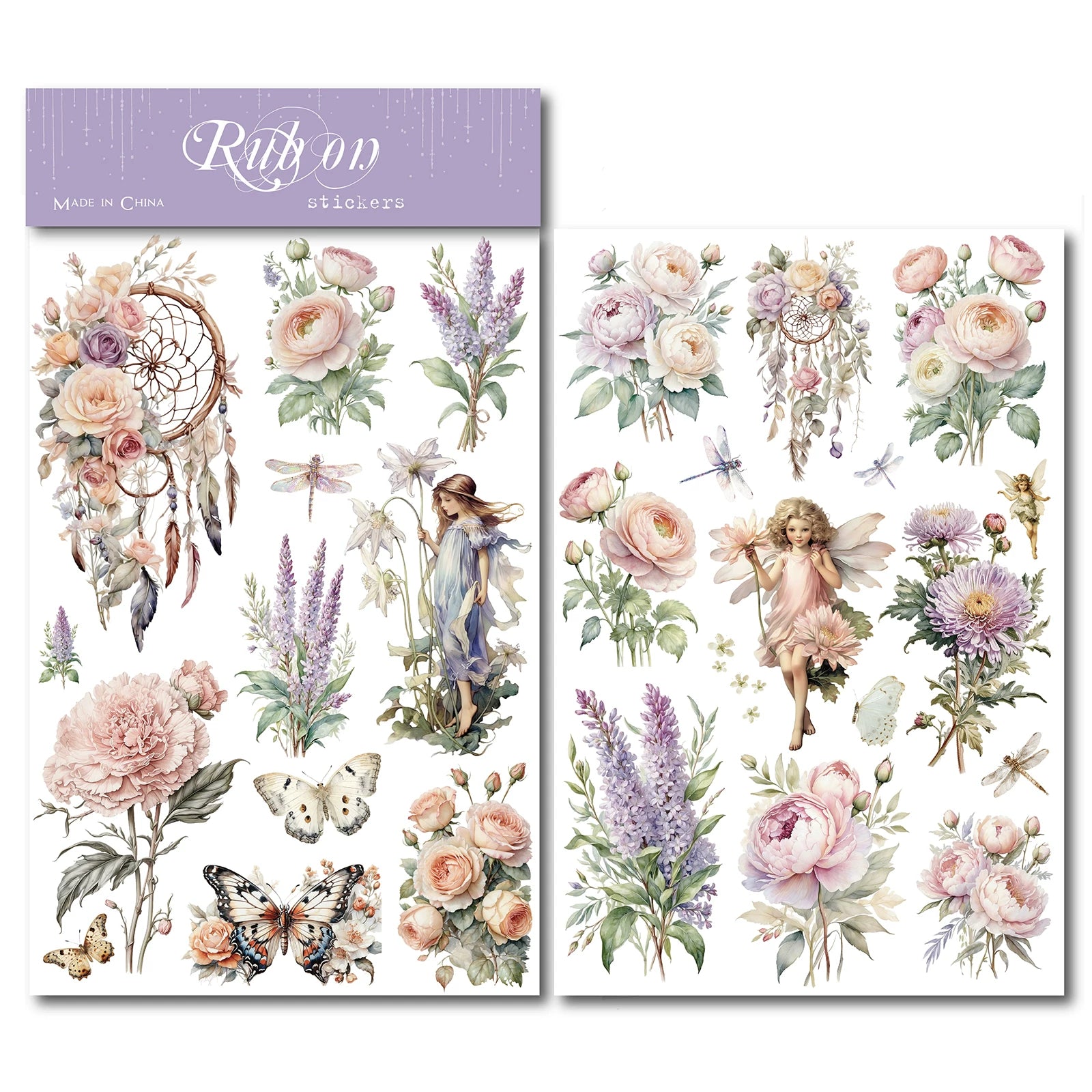 Fairy Matte Rub-on Transfers