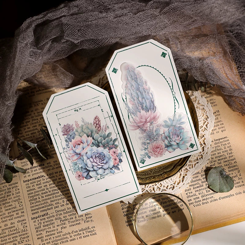 Succulent Vellum Stickers