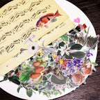 50PCS Larger Plants Vellum Stickers