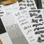 Words and Phrases Strips Self-adhesive Stickers