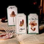 Autumn Dried Flowers Matte Rub-on Transfers