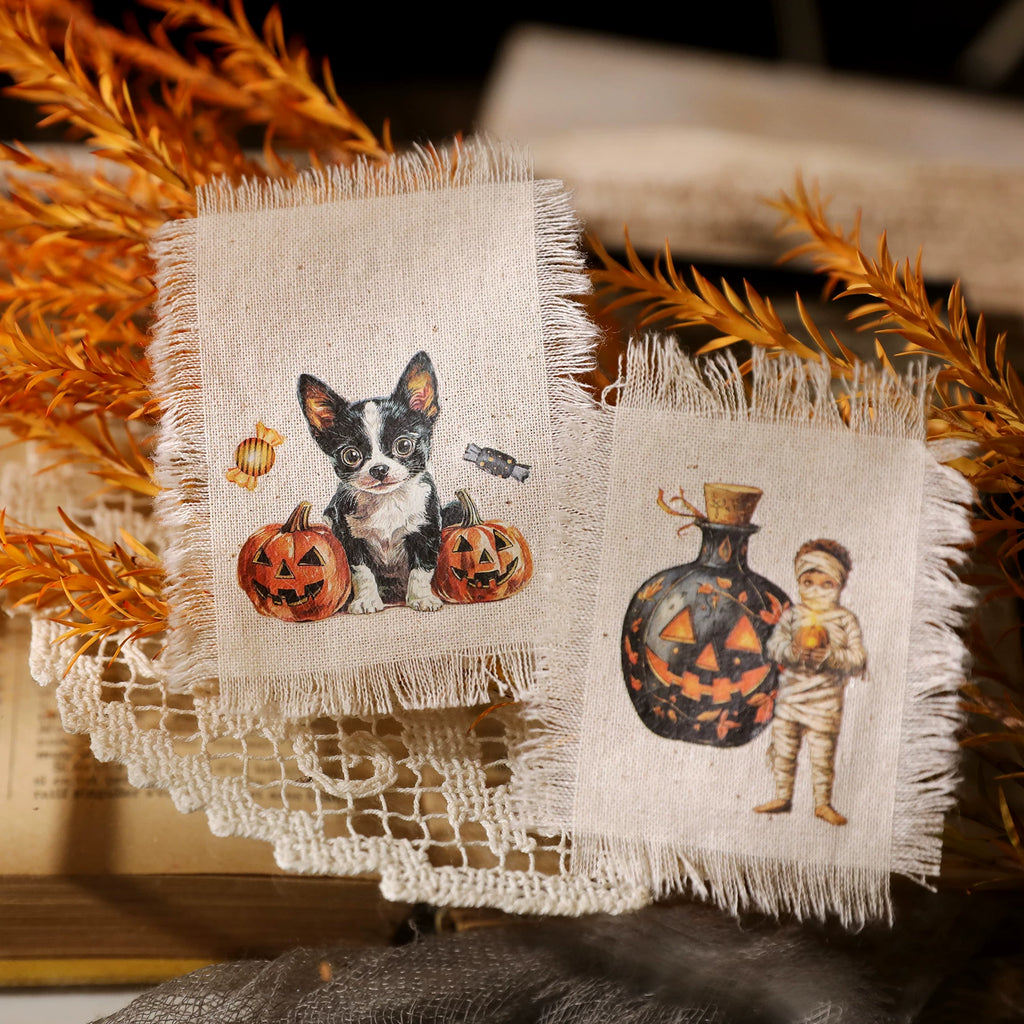 Halloween Matte Rub-on Transfers 2 Small Sheets - Witch