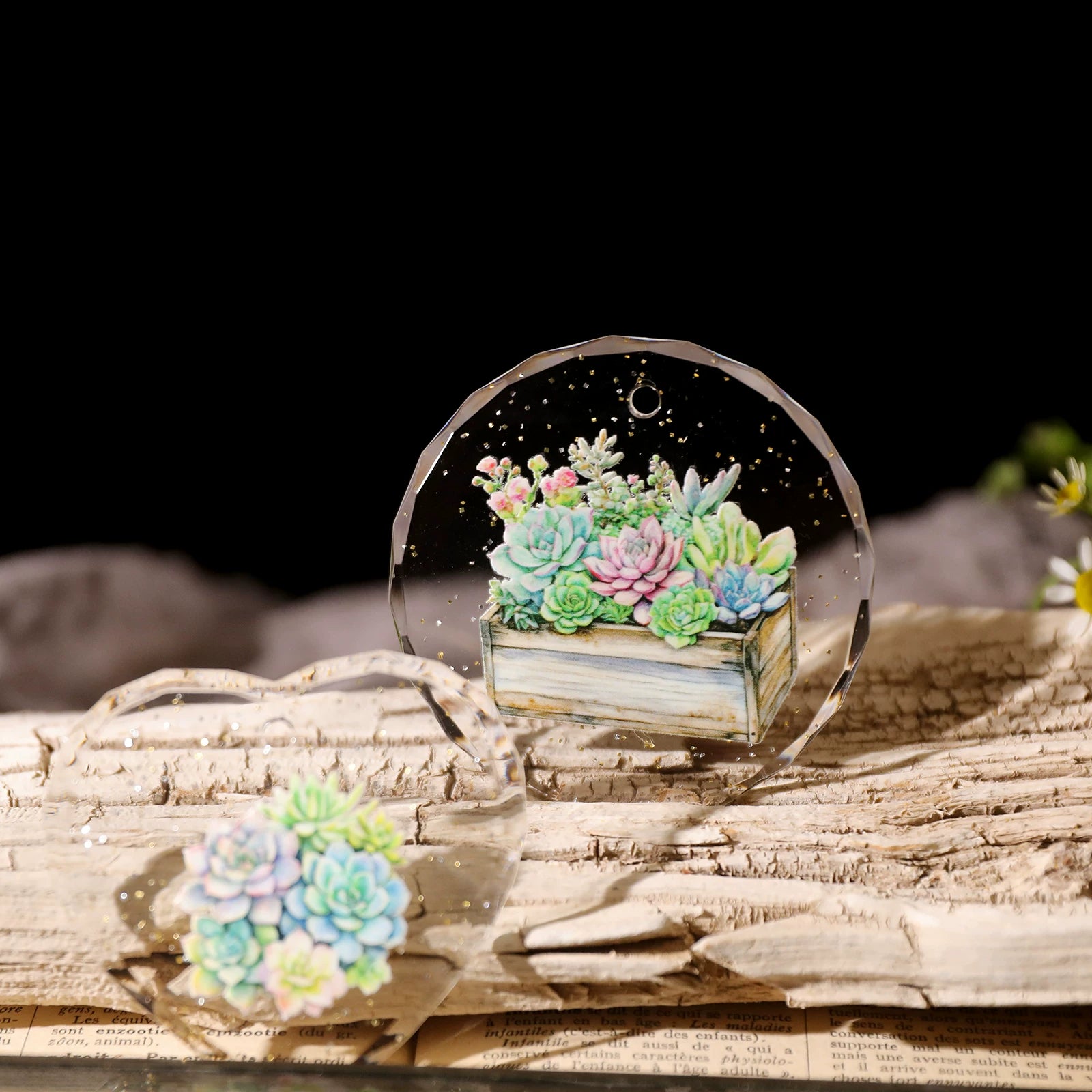 Succulents UV-DTF Rub-on Stickers