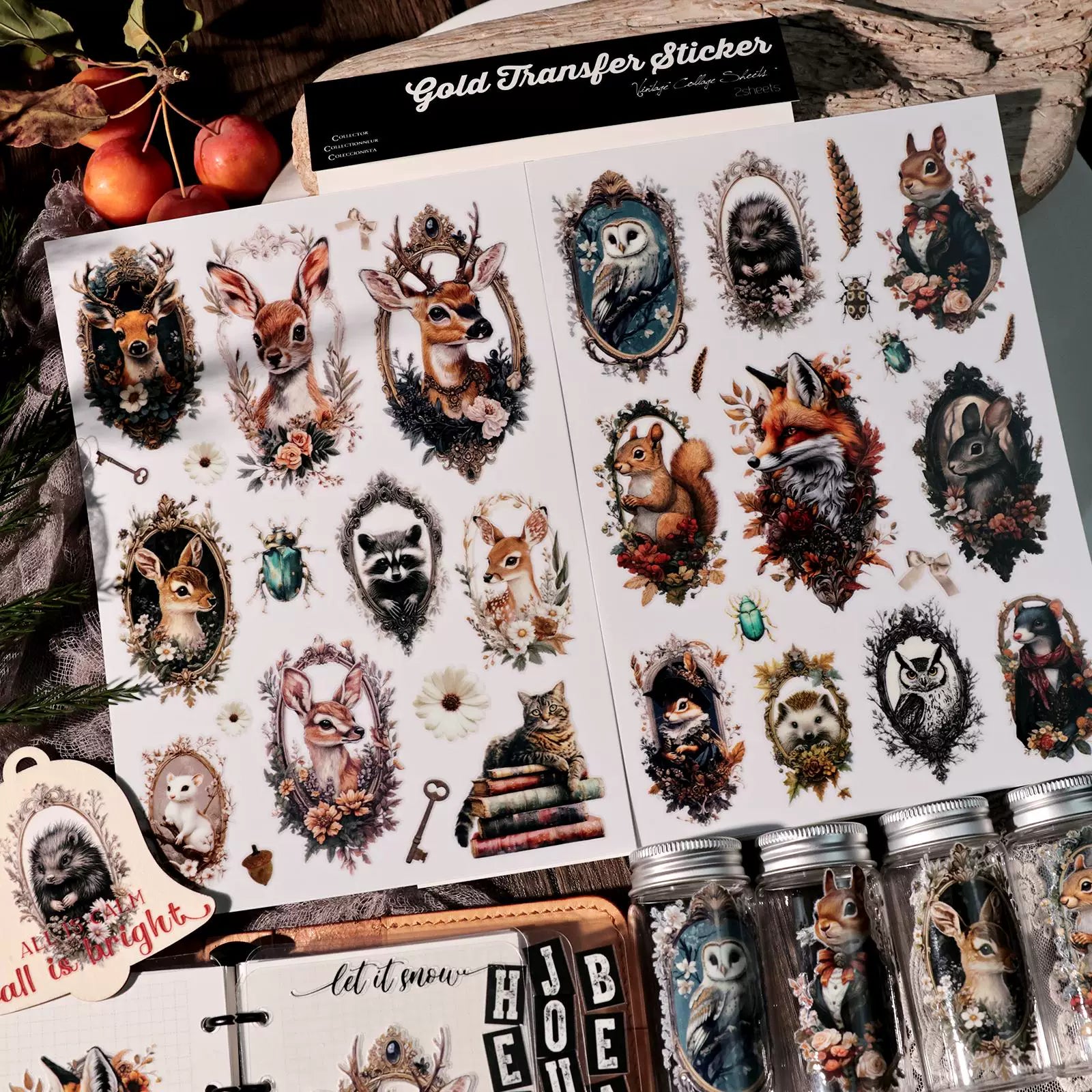 Magical Creatures UV-DTF Rub-on Stickers