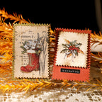 Christmas Matte Rub-on Transfers 2 Small Sheets
