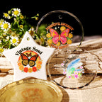 Butterflies Phrases UV-DTF Rub-on Stickers