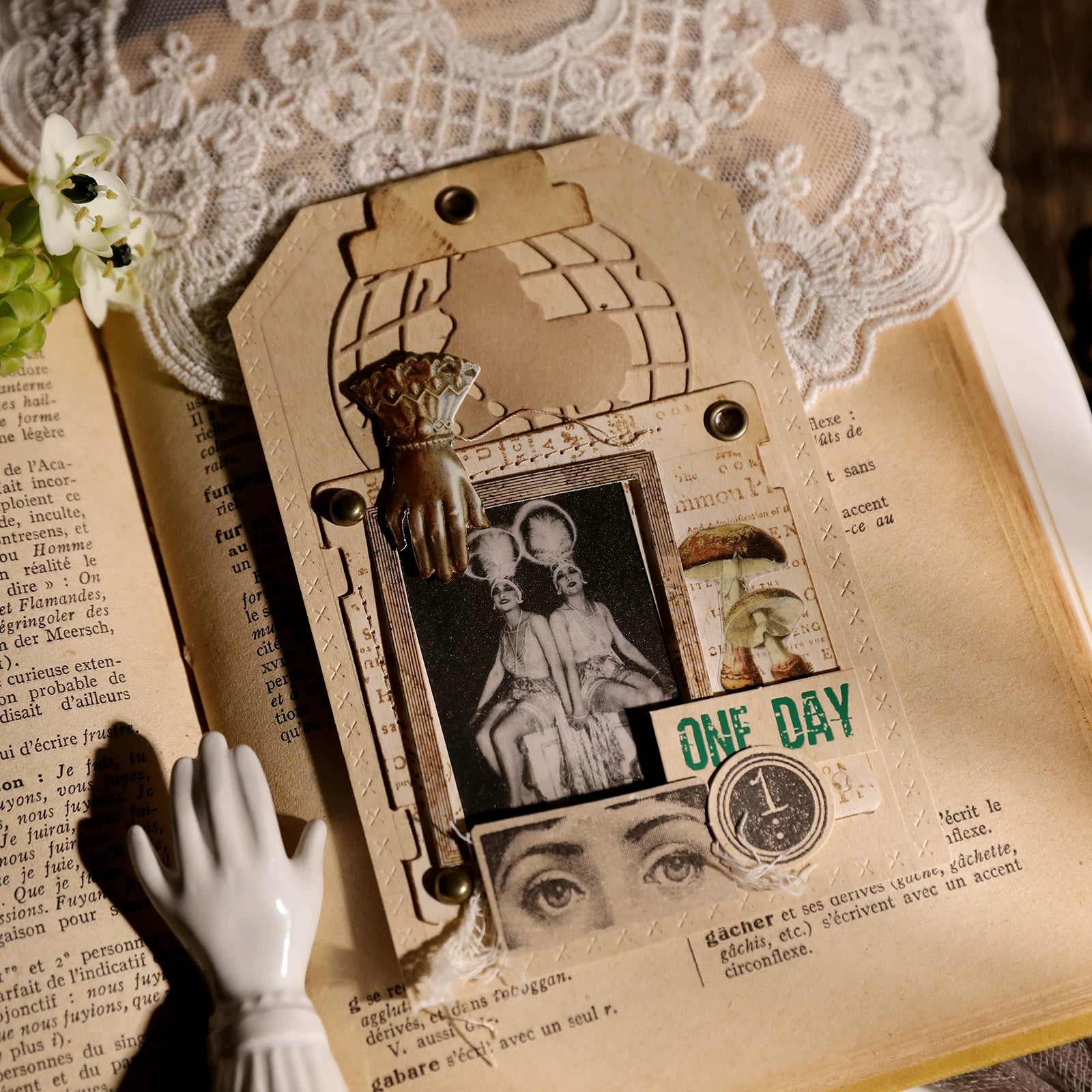 Retro Old Photos Vellum Stickers