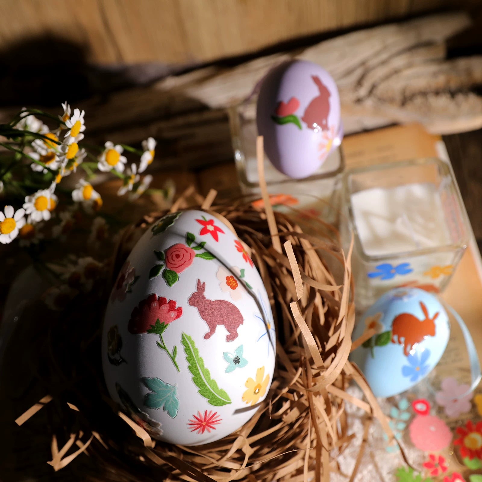 Easter Bunny UV-DTF Rub-on Stickers